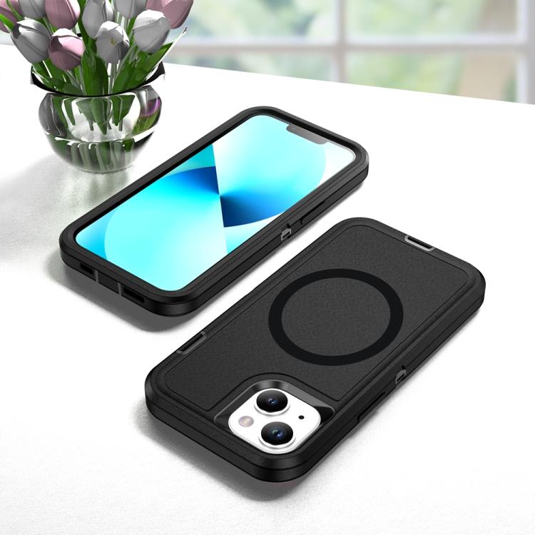 For iPhone 13 / 14 Life Waterproof Rugged MagSafe Magnetic Phone Case