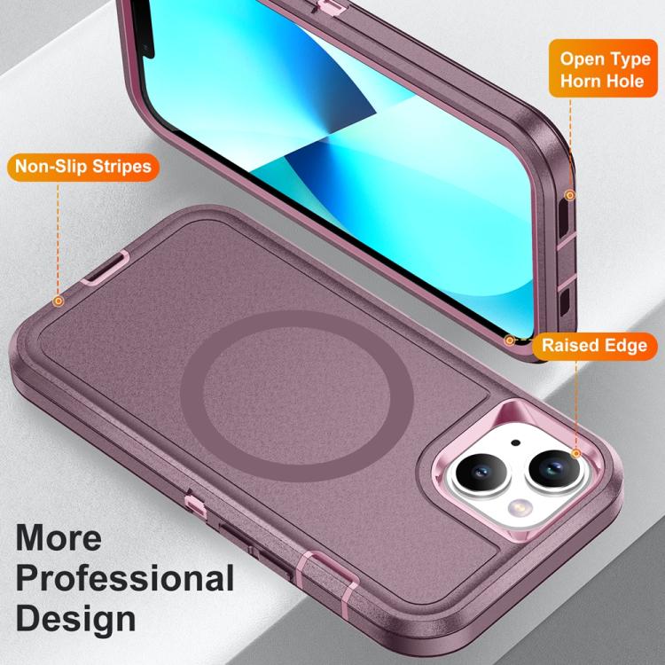 For iPhone 13 / 14 Life Waterproof Rugged MagSafe Magnetic Phone Case