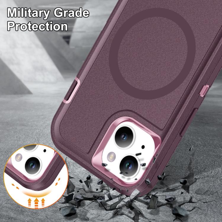 For iPhone 13 / 14 Life Waterproof Rugged MagSafe Magnetic Phone Case