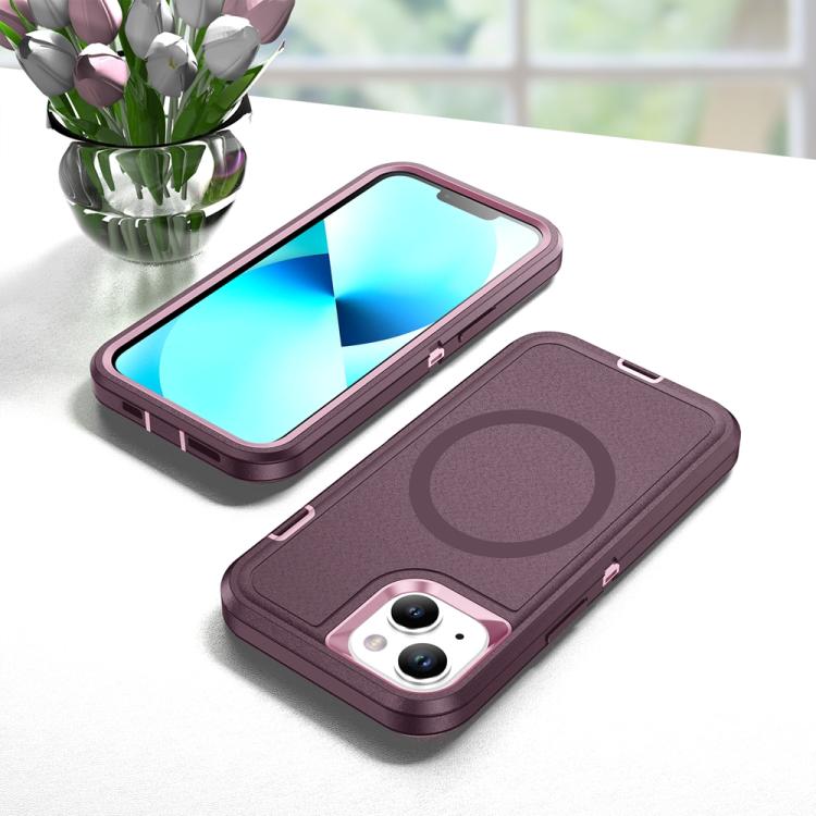 For iPhone 13 / 14 Life Waterproof Rugged MagSafe Magnetic Phone Case