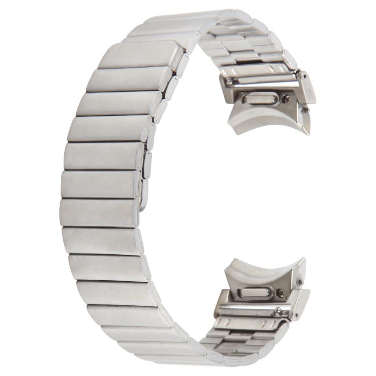 For Samsung Galaxy Watch 7 / 6 / 5 / 4 Bamboo Magnetic Quick Release Metal Watch Band