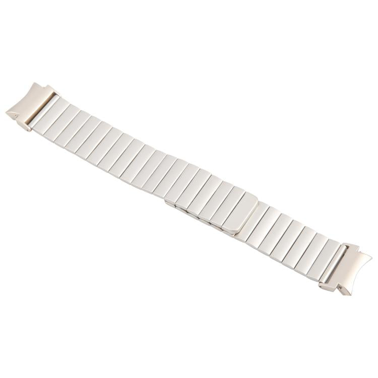 For Samsung Galaxy Watch 7 / 6 / 5 / 4 Bamboo Magnetic Quick Release Metal Watch Band