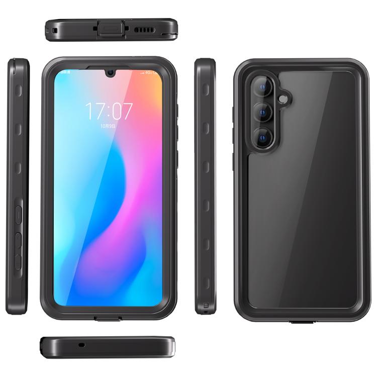 For Samsung Galaxy A55 5G RedPepper 360 Full Body Rugged IP68 Waterproof Phone Case - Black