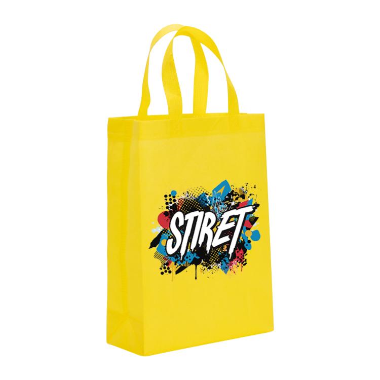 Alphabet Printed Non-woven Fabric Bag Print On Your Demand, Size:35x25x10cm