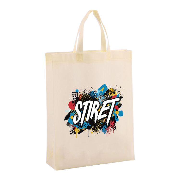 Alphabet Printed Non-woven Fabric Bag Print On Your Demand, Size:35x25x10cm
