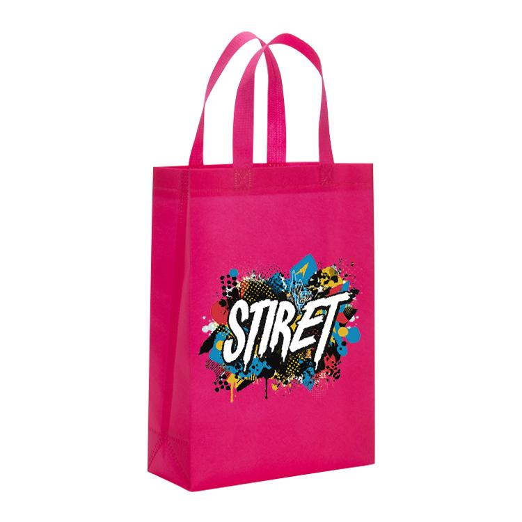 Alphabet Printed Non-woven Fabric Bag Print On Your Demand, Size:41x35x12cm