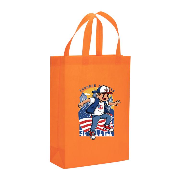 Boy Printed Non-woven Fabric Bag Print On Your Demand, Size:41x35x12cm