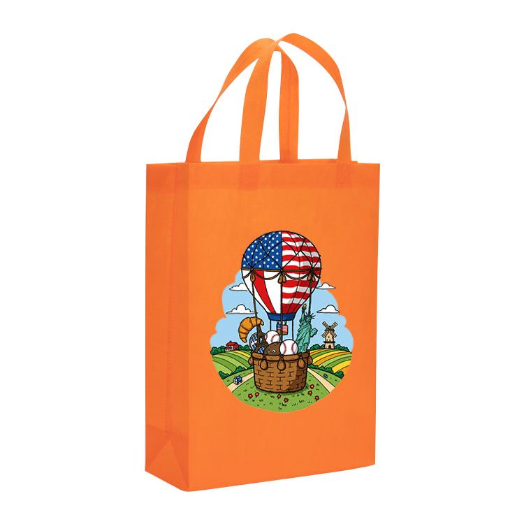 Balloon Printed Non-woven Fabric Bag Print On Your Demand, Size:35x25x10cm