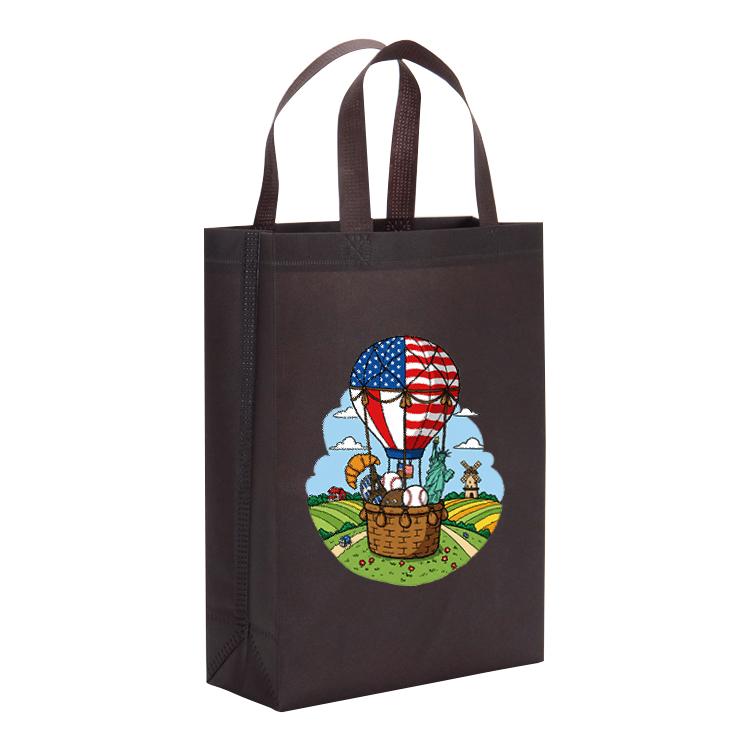 Balloon Printed Non-woven Fabric Bag Print On Your Demand, Size:35x25x10cm