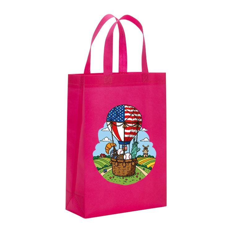 Balloon Printed Non-woven Fabric Bag Print On Your Demand, Size:35x25x10cm