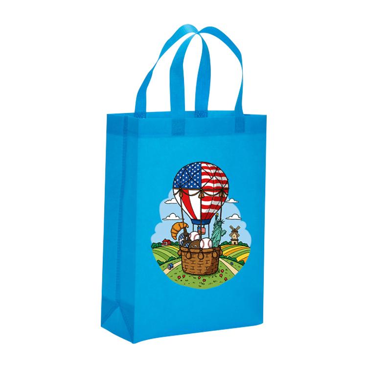 Balloon Printed Non-woven Fabric Bag Print On Your Demand, Size:35x25x10cm