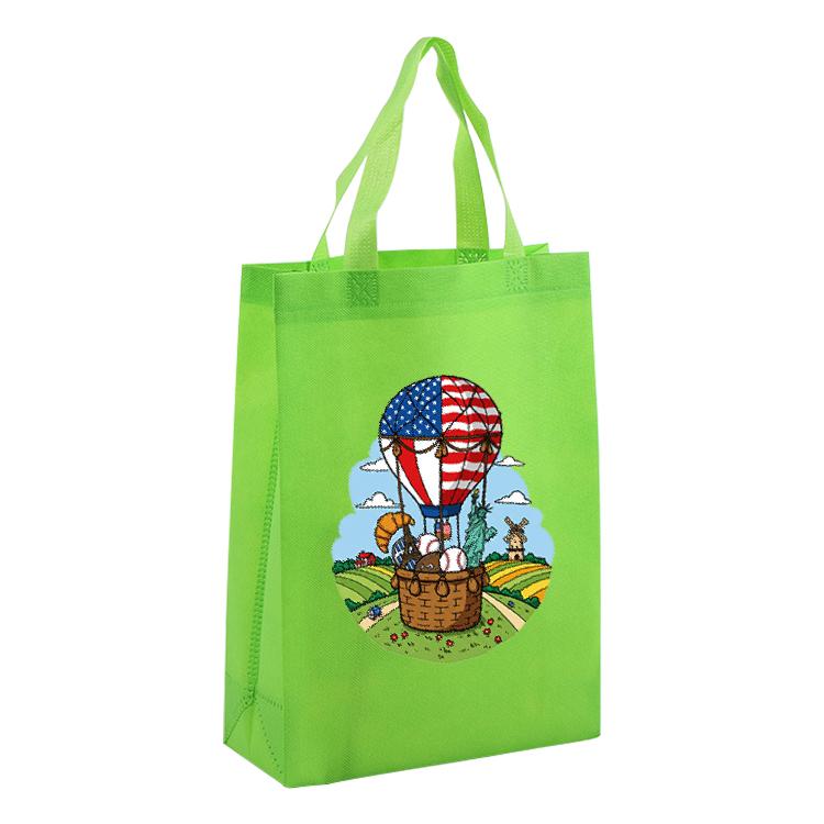Balloon Printed Non-woven Fabric Bag Print On Your Demand, Size:38x30x10cm