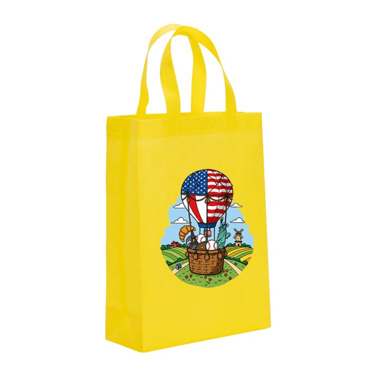Balloon Printed Non-woven Fabric Bag Print On Your Demand, Size:38x30x10cm