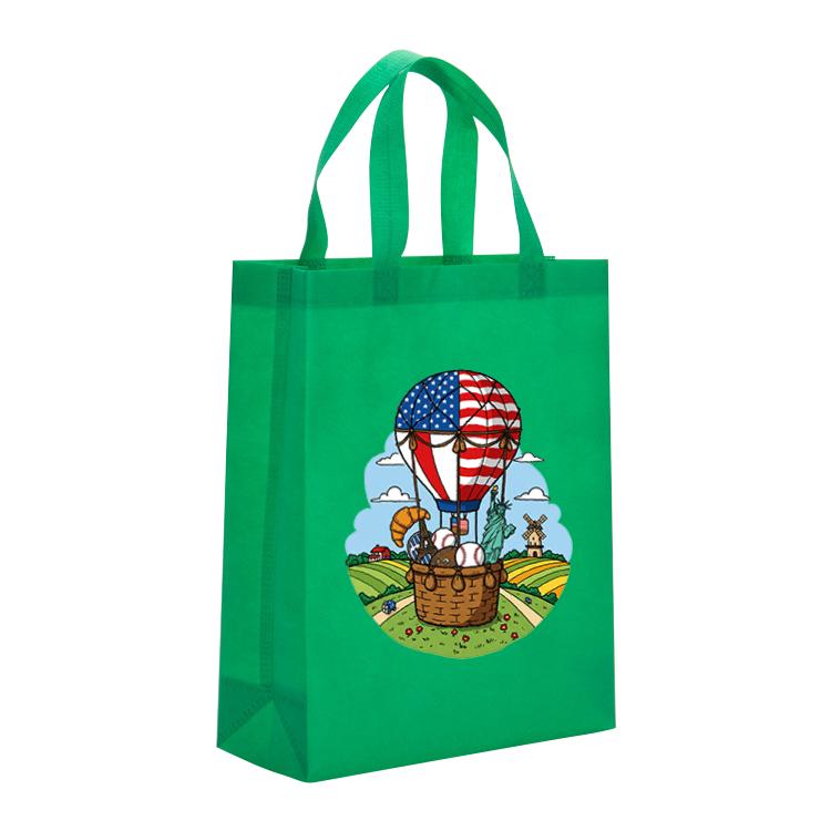 Balloon Printed Non-woven Fabric Bag Print On Your Demand, Size:41x35x12cm