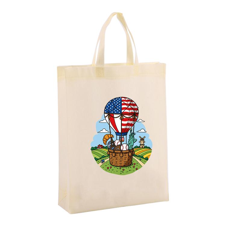 Balloon Printed Non-woven Fabric Bag Print On Your Demand, Size:41x35x12cm