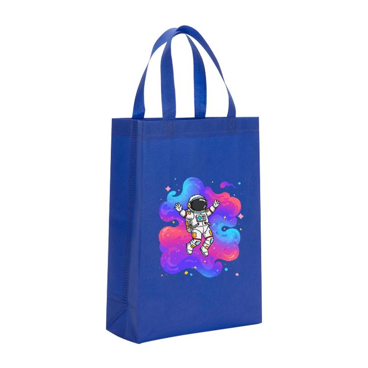 Astronaut Printed Non-woven Fabric Bag Print On Your Demand, Size:35x25x10cm
