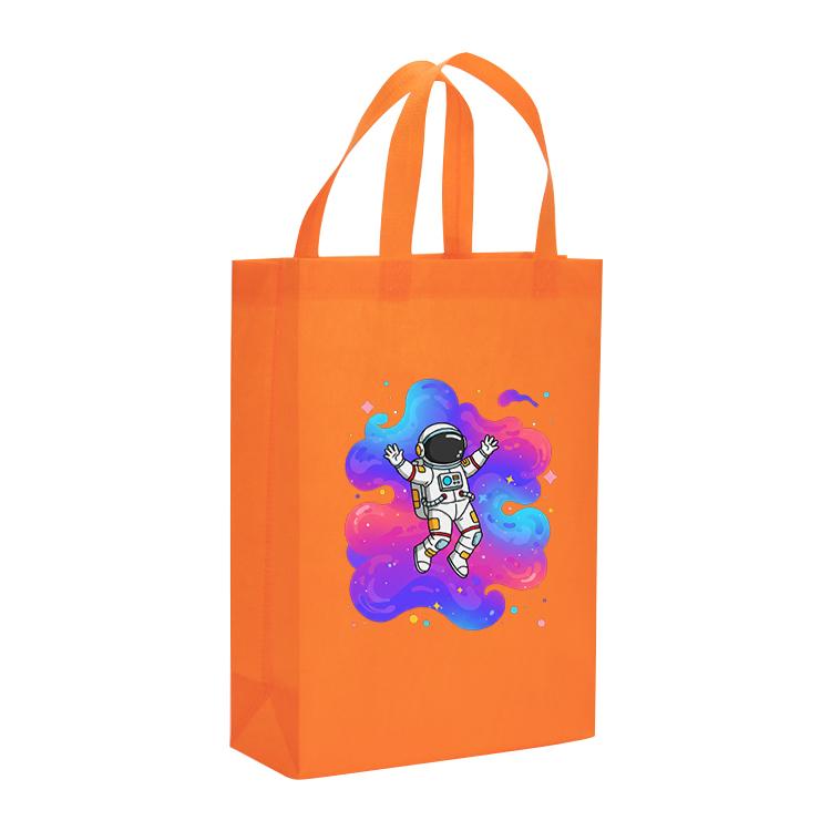 Astronaut Printed Non-woven Fabric Bag Print On Your Demand, Size:35x25x10cm