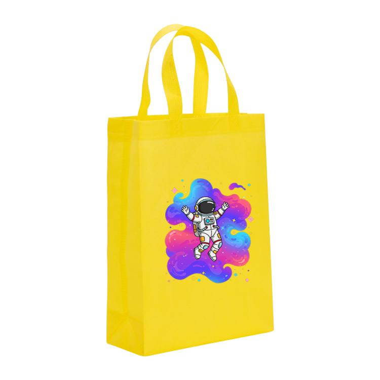 Astronaut Printed Non-woven Fabric Bag Print On Your Demand, Size:35x25x10cm