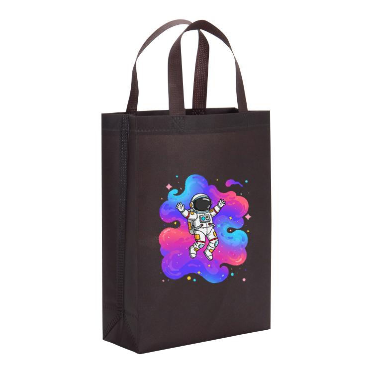 Astronaut Printed Non-woven Fabric Bag Print On Your Demand, Size:35x25x10cm