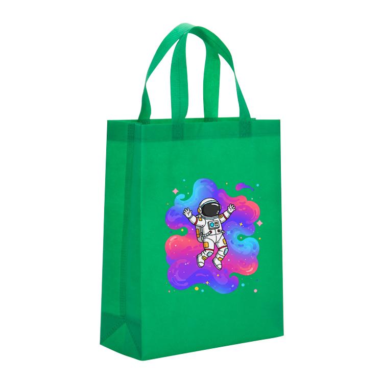 Astronaut Printed Non-woven Fabric Bag Print On Your Demand, Size:38x30x10cm