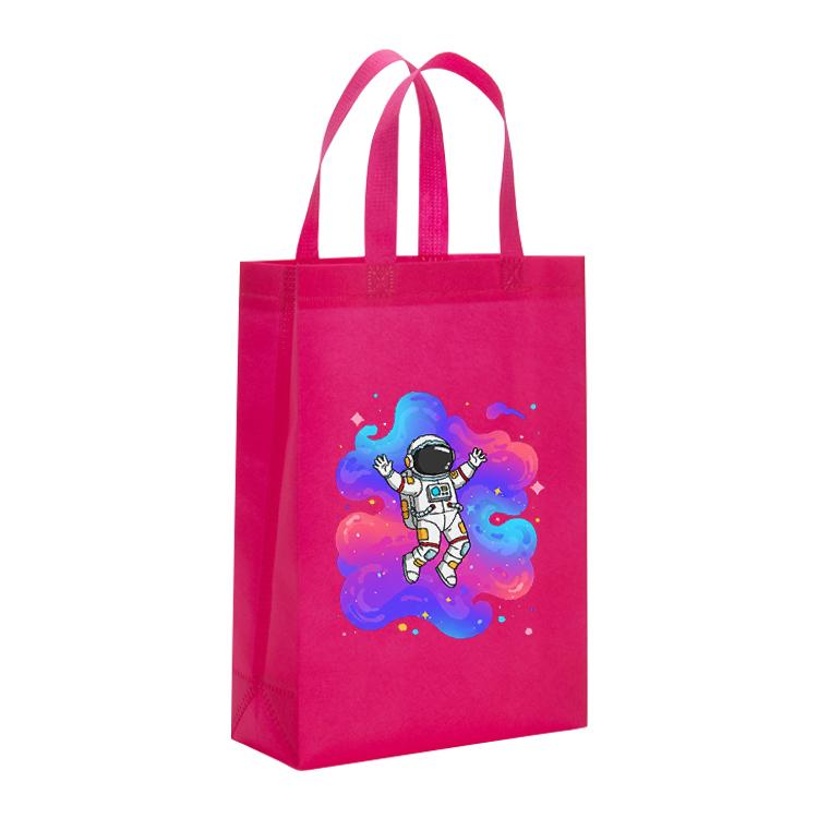 Astronaut Printed Non-woven Fabric Bag Print On Your Demand, Size:38x30x10cm