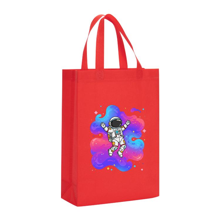 Astronaut Printed Non-woven Fabric Bag Print On Your Demand, Size:41x35x12cm