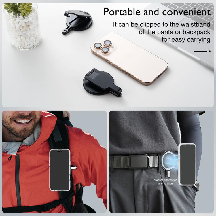 Magnetic Clip Phone Holder Belt Clip Bracket