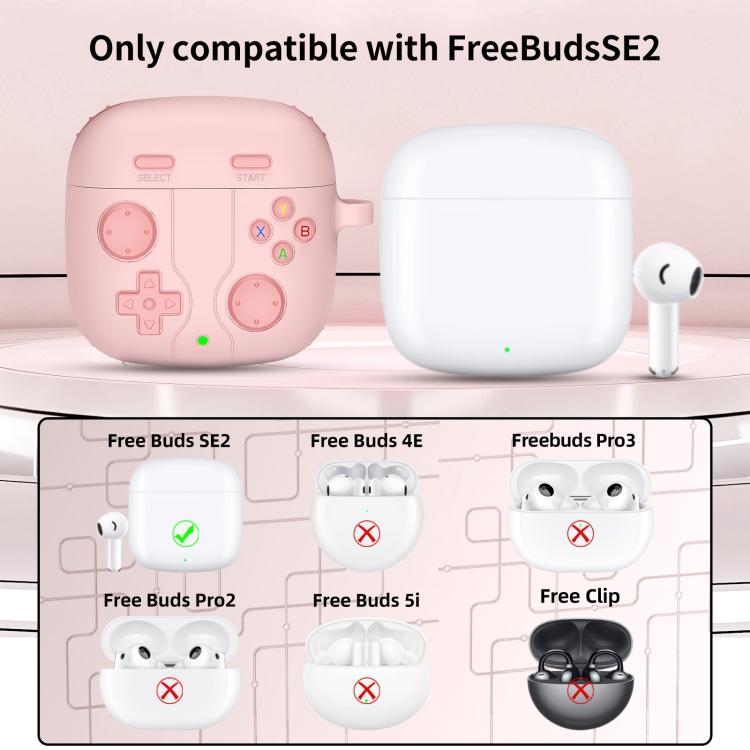For Huawei Freebuds SE 2 /  SE 3 Retro Game Console Style Silicone Earbuds Case