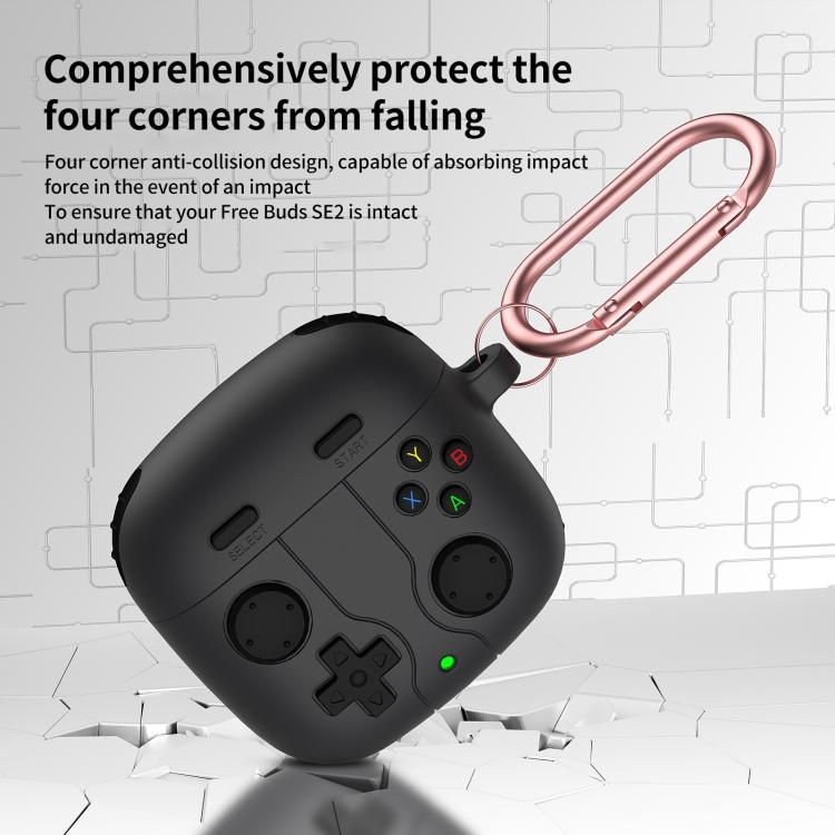 For Huawei Freebuds SE 2 /  SE 3 Retro Game Console Style Silicone Earbuds Case