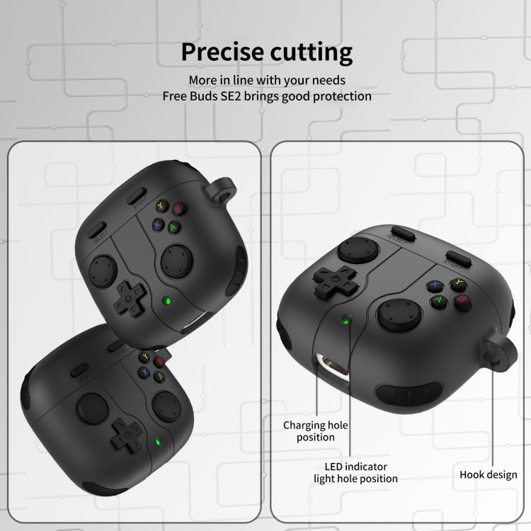 For Huawei Freebuds SE 2 /  SE 3 Retro Game Console Style Silicone Earbuds Case