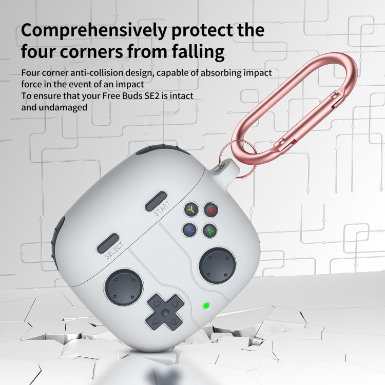For Huawei Freebuds SE 2 /  SE 3 Retro Game Console Style Silicone Earbuds Case