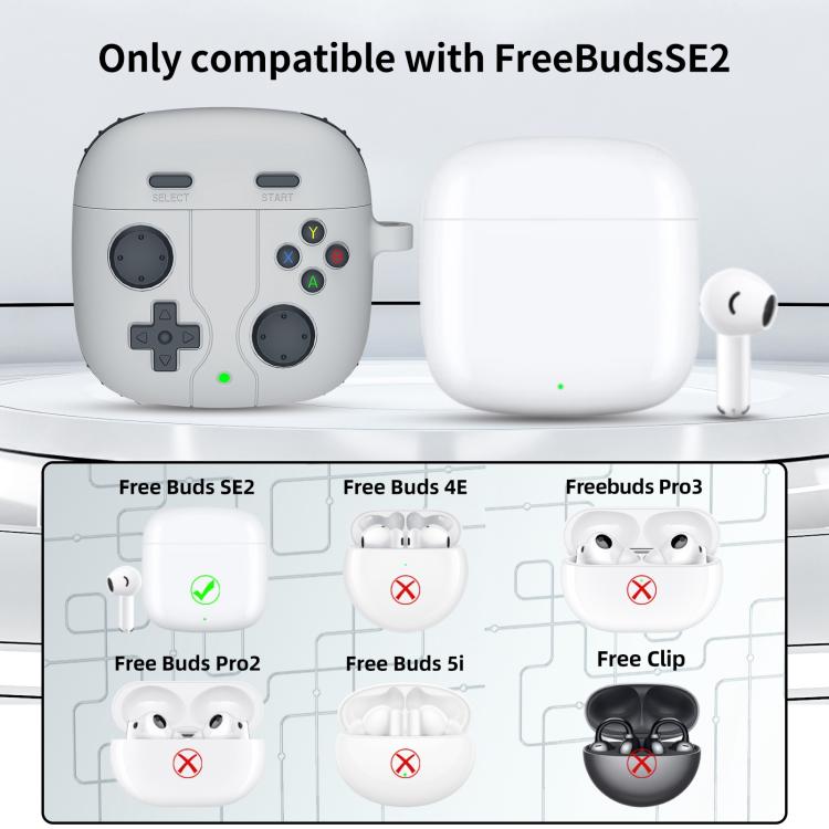 For Huawei Freebuds SE 2 /  SE 3 Retro Game Console Style Silicone Earbuds Case