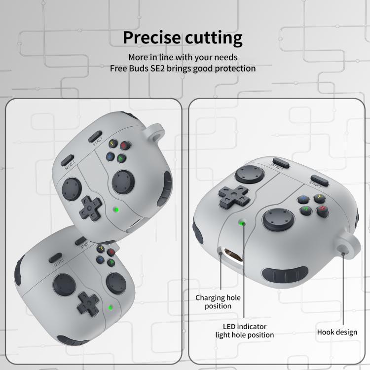For Huawei Freebuds SE 2 /  SE 3 Retro Game Console Style Silicone Earbuds Case