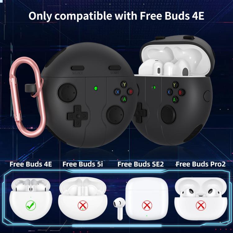For Huawei Freebuds 4 / 4e Retro Game Console Style Silicone Earbuds Case