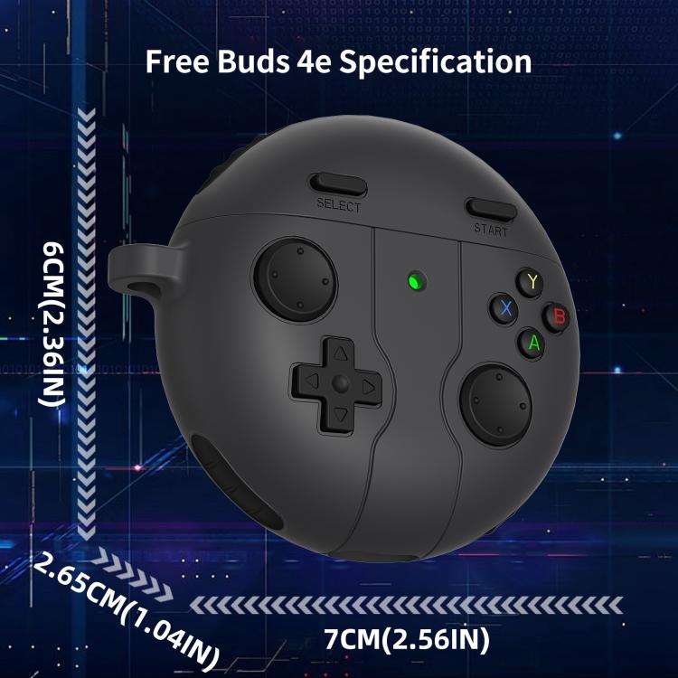 For Huawei Freebuds 4 / 4e Retro Game Console Style Silicone Earbuds Case