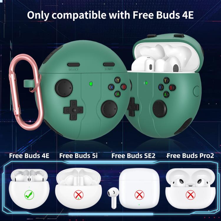 For Huawei Freebuds 4 / 4e Retro Game Console Style Silicone Earbuds Case