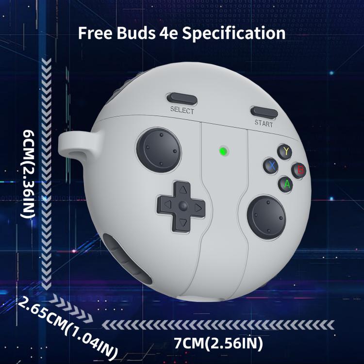 For Huawei Freebuds 4 / 4e Retro Game Console Style Silicone Earbuds Case