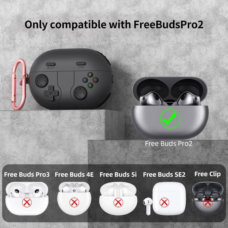For Huawei Freebuds Pro 2 Retro Game Console Style Silicone Earbuds Case