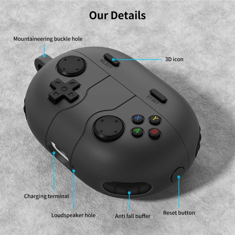 For Huawei Freebuds Pro 2 Retro Game Console Style Silicone Earbuds Case