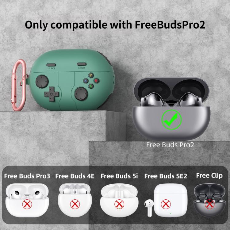 For Huawei Freebuds Pro 2 Retro Game Console Style Silicone Earbuds Case