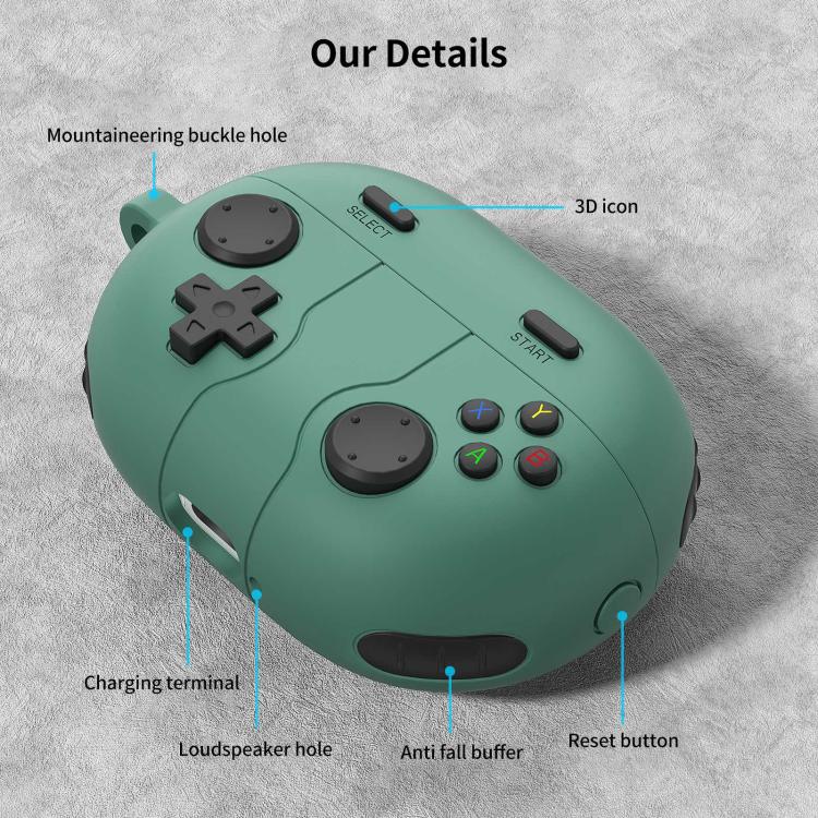 For Huawei Freebuds Pro 2 Retro Game Console Style Silicone Earbuds Case
