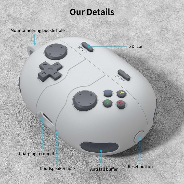 For Huawei Freebuds Pro 2 Retro Game Console Style Silicone Earbuds Case