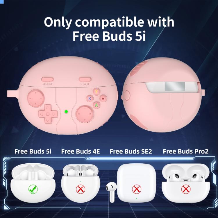 For Huawei Freebuds 5i / 6i Retro Game Console Style Silicone Earbuds Case