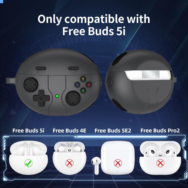 For Huawei Freebuds 5i / 6i Retro Game Console Style Silicone Earbuds Case