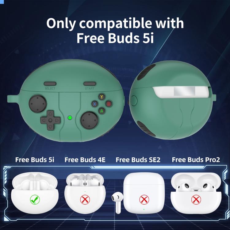 For Huawei Freebuds 5i / 6i Retro Game Console Style Silicone Earbuds Case