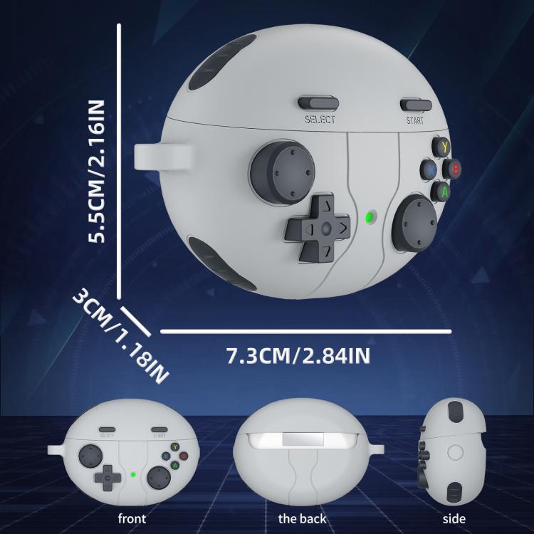 For Huawei Freebuds 5i / 6i Retro Game Console Style Silicone Earbuds Case