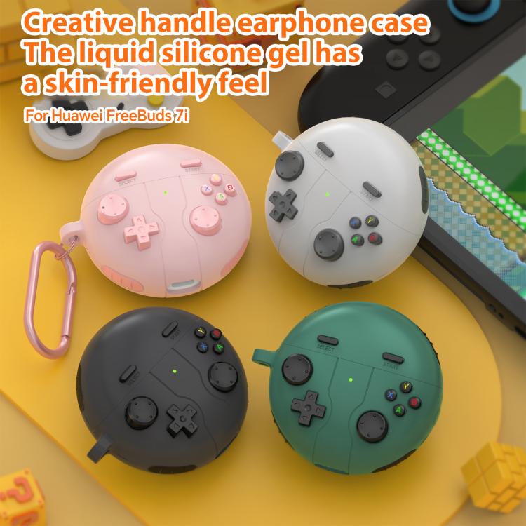 For Huawei Freebuds 7i Retro Game Console Style Silicone Earbuds Case
