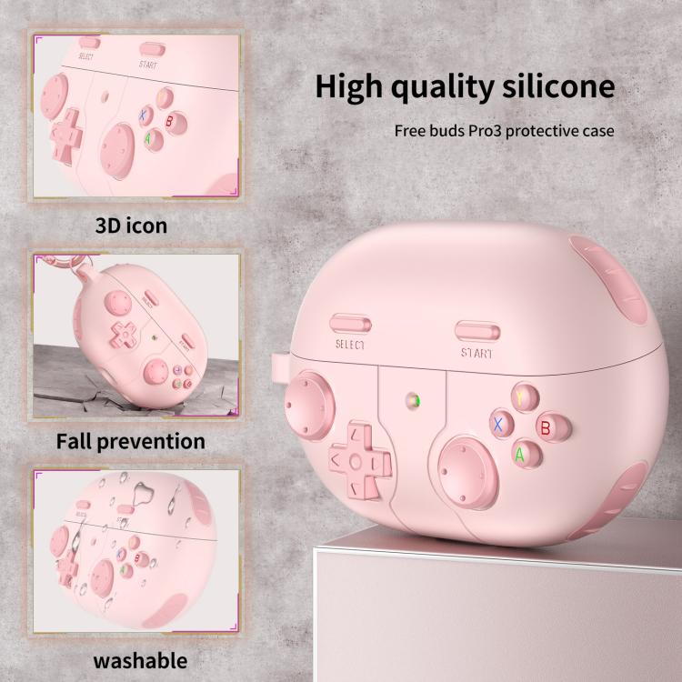 For Huawei Freebuds Pro 3 / Pro 4 Retro Game Console Style Silicone Earbuds Case