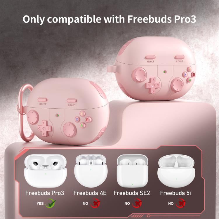 For Huawei Freebuds Pro 3 / Pro 4 Retro Game Console Style Silicone Earbuds Case