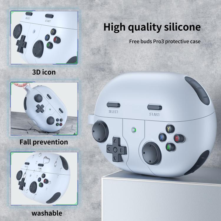 For Huawei Freebuds Pro 3 / Pro 4 Retro Game Console Style Silicone Earbuds Case